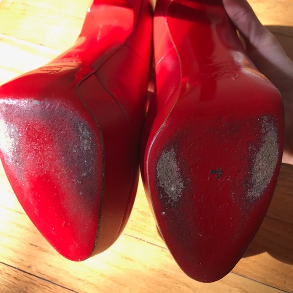 Christian Louboutin Red Bianca's - Picture 6 of 8
